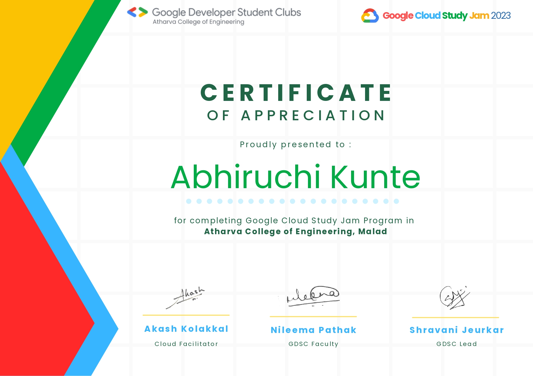 Google Cloud Study Jam